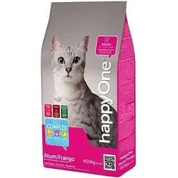 Сухий корм для дорослих котів happyOne Cat Tuna & Chicken з тунцем та куркою 10 кг