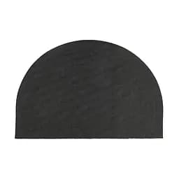 Килимок придверний Eco Fabric Луска півколо без кромки коричневий 40 х 60 см (4060-019) - мініатюра 2