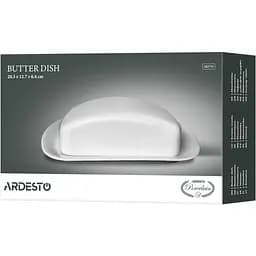 Маслянка Ardesto порцеляна 20.3х12.7х6.4 см біла (AR3751) - мініатюра 7