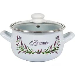 Кастрюля Idea Home Lavander 2205 с крышкой, 22 см, 4,8 л (6832793)