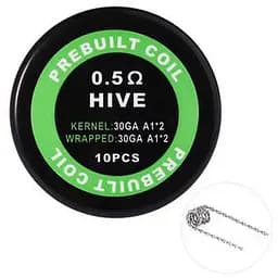 Комплект спіралей PREBUILT Hive Coil 0.5 10 шт Ом (bs056)