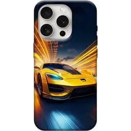 Чехол Demsky Yellow Porsche для Apple iPhone 16 Pro (6.3)