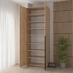 Шафа для одягу з полицями Idea Д-127 Дуб Крафт - мініатюра 2