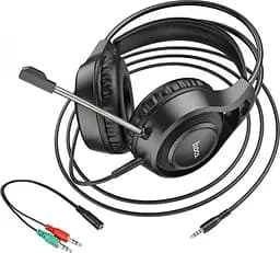 Навушники Hoco W106 Tiger gaming headset Black - мініатюра 5
