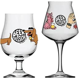 Набор бокалов для пива Concept Glass Beer Time Beer Passion 2 шт. (BP/8809)
