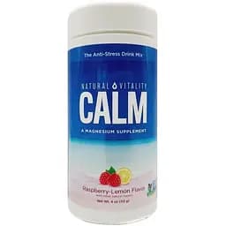 Антистресовий напій Natural Vitality CALM Powder Raspberry Lemon 113 г