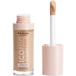 Тональна основа-флюїд Parisa Iconic Glow Filter з ефектом сяйва 20 мл відтінок № 605 Rosy light  - мініатюра 2