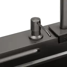 Кухонна мийка Kroner KRP Schwarze - SET7545HM PVD (3.0/0.8 мм) CV033382, Чорний - мініатюра 8