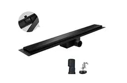 Душовий канал Koer FD08-70x800-Glass Black зі скляною панеллю KR5142 - мініатюра 2