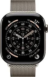 Смарт-годинник Apple Watch Series 11 GPS + Cellular 42mm Natural Tit. Case w. Natural Milanese Loop (MF8P4) - мініатюра 2