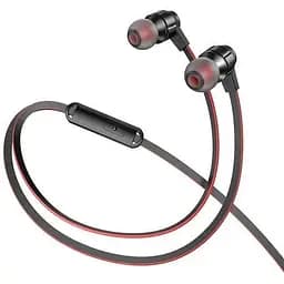 Провідні вакуумні навушники Hoco M85 Platinum sound universal earphone with mic, 3.5mm, 1.2m, black