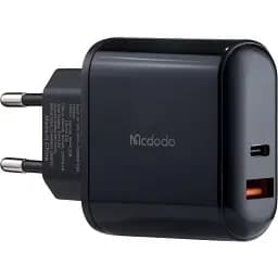 Мережевий зарядний пристрій McDodo Chocolate Series Digital Display 20W PD + QC3.0 Charger ( EU plug ) CH-7170 Чорний