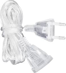 Подовжувач для гірлянд 5м Прозорий