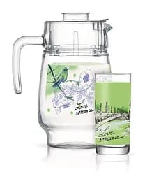 Набір для напоїв Luminarc Love Romance Green, 7 предметів (6660189)
