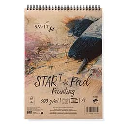 Альбом на спіралі SM-LT Art Start mixed media А4 300 г/м2 20 аркушів