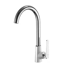 Змішувач для кухні Frap F4058 білий/хром