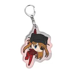 Брелок акриловый Евангелион Аска Лэнгли Evangelion Asuka Langley 5 см
