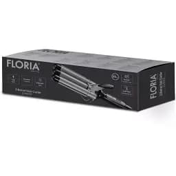 Плойка потрійна Floria ZLN9419 25 мм для горизонтальних локонів керамічне покриття до 200°C - мініатюра 2