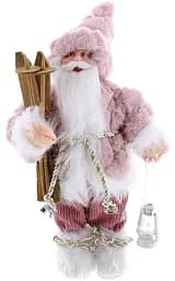 Новорічна фігура Санта Клаус із Лижами BonaDi 16х9х30 см dec0008648