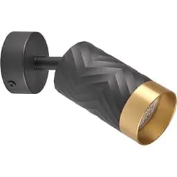 Светильник поворотный спот Goldlux 323538 Arras GU10 1x10W IP20 Черный