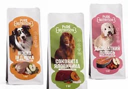 Cухий корм Pure Nutrition Дегустаційний сет для собак середніх та великих порід 1кг*3уп