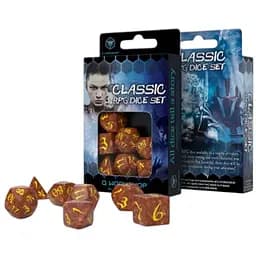 Набір кубиків Classic RPG Caramel & yellow Dice Set , 7 шт. (SCLE77)