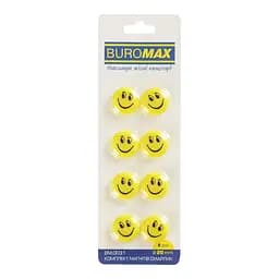 Комплект магнитов Смайлик, 8 шт., 20 мм