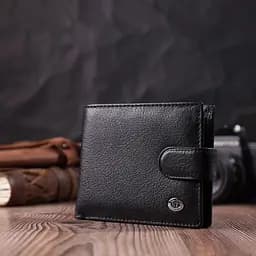 Чоловічий шкіряний гаманець ST Leather 11,5х9,5х1,5 см acs0028309 - мініатюра 7
