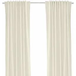 Штори на кухню та в кімнату Cosas Snow 180х260 см 2 шт бежевий (Curtains_Milk_180x260)