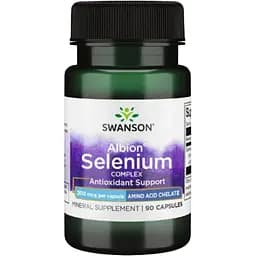 Селен Swanson Chelated Selenium Complex 200 мкг 90 капсул (100-36-4829190-20)