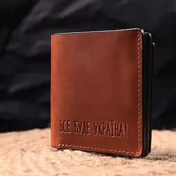Чоловічий шкіряний гаманець Grande Pelle 9.5х10х1.5 см acs0024002 - мініатюра 6