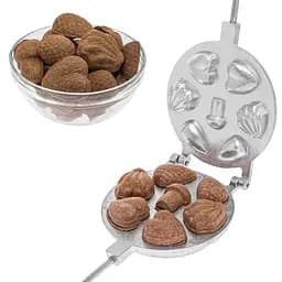 Форма для выпечки орешков орешница ассорти (сердечки, шишки, ракушки, грибочки), ХЕАЗ 81840