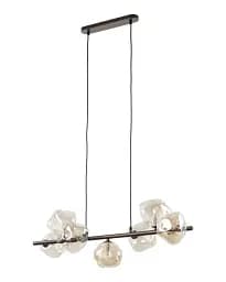 Підвісний світильник, люстра TK Lighting 11033 Lava G9 7x8W IP20 коричневий