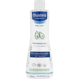 Мультисенсорная пена для ванны Mustela Multi-Sensory Bubble Bath с авокадо 750 мл