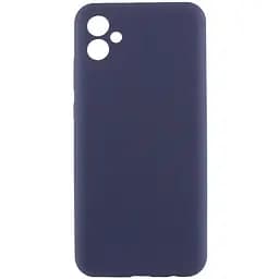 Чохол Silicone Cover Lakshmi Full Camera (AAA) для Samsung Galaxy A07 Темно-синій / Midnight blue