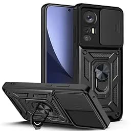 Чохол Ummi Camshield Serge Ring для Xiaomi Redmi Note 12S Чорний/Black