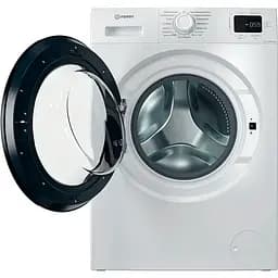 Indesit Пральна машина Indesit фронтальна, 7кг, 1200, A+++, 49.6см, дисплей, пара, інвертор, люк чорний, білий - мініатюра 3