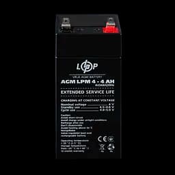 Акумулятор AGM LPM 4V - 4 Ah - мініатюра 2