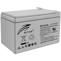 Аккумуляторная батарея AGM Ritar RT12140H, Gray Case, 12V 14.0 Ah