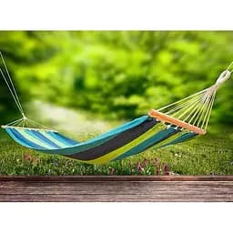 Гамак Time Eco ТІ-1837 бавовна 200x100 см смужка - мініатюра 3