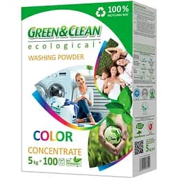 Порошок пральний Green & Clean Professional Color для кольорової білизни концентрат 5 кг