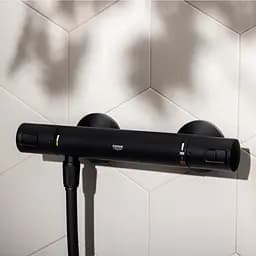 Змішувач термостатичний для душу Grohe QuickFix Precision Start 345942430, Чорний матовий - мініатюра 4