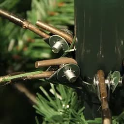Сосна штучна Black Box Trees Millington з ефектом покриття снігом 2.15 м біло-зелена (8718861279566) - мініатюра 7