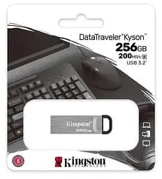 Флеш накопичувач USB 256Gb DataTraveler Kyson, Silver Kingston teh0021071 - мініатюра 3
