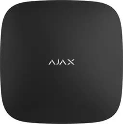 Централь Ajax Hub Plus, Black, GSM 3G / Ethernet / WiFi, до 150 пристроїв, до 99 користувачів, віддалене налаштування, 163х163х36 мм, 350 г