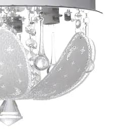 Люстра Brille торт стельова з пультом LED E14 60W RGB WH (BCL-649S/3) - мініатюра 2