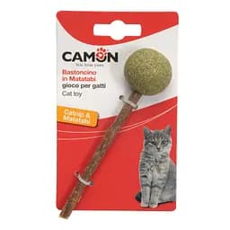 Іграшка для котів Camon паличка Мататабі з фігурками з котячої м'яти 14 см в асортименті (AG109) - мініатюра 2