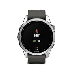 Смарт-годинник Garmin Fenix ​​7S Silver with Graphite Band (010-02539-00/01) - мініатюра 2