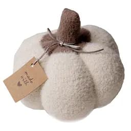 Декоративний текстильний виріб Прованс Гарбузяшка молочна 25 см (41107)