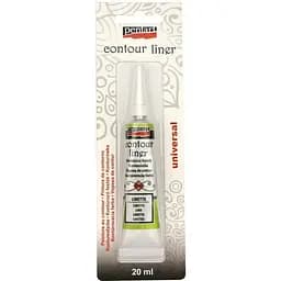 Контур универсальный Pentart Лаймовый с блестками 20 мл.